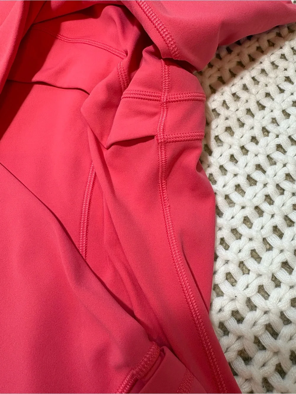 lululemon glaze pink define cropped jacket nulu size 8